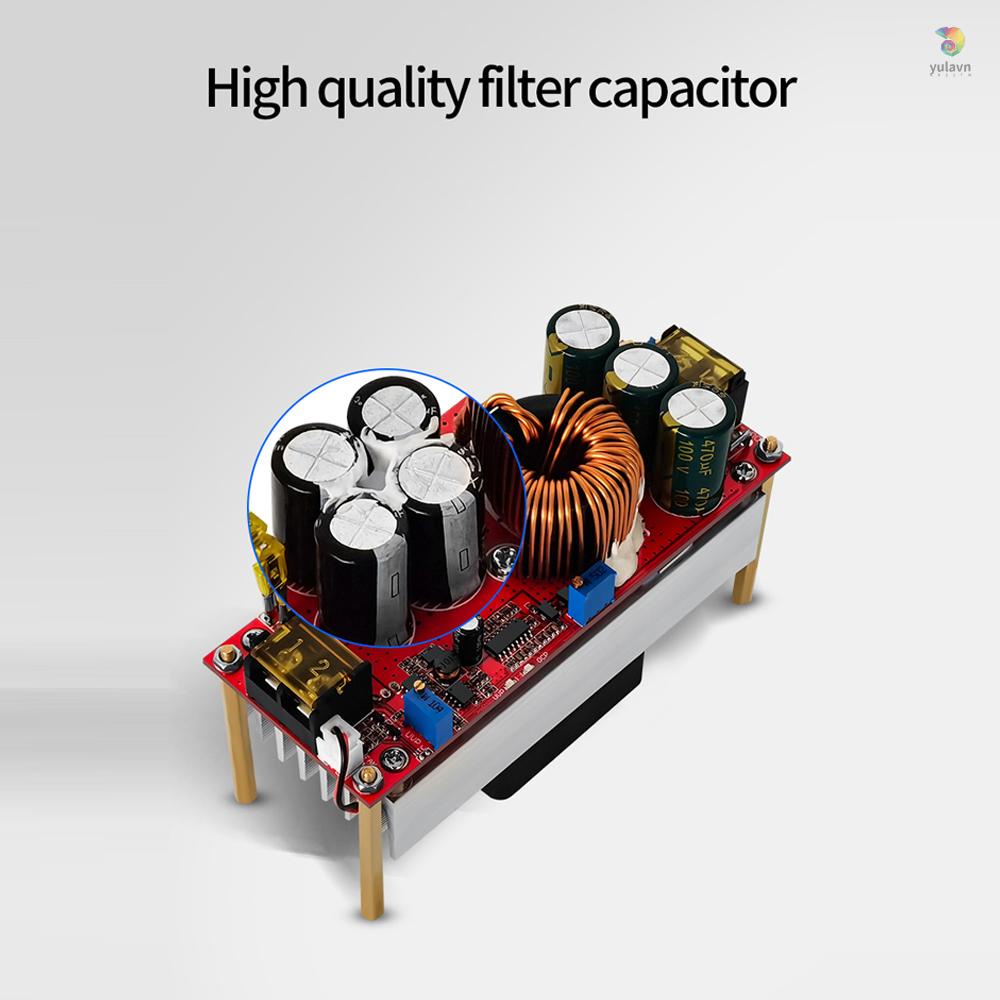 Mô Đun Tăng Áp Đầu Vào DC10-60V 0.8-20A 1500W Chuyên Dụng