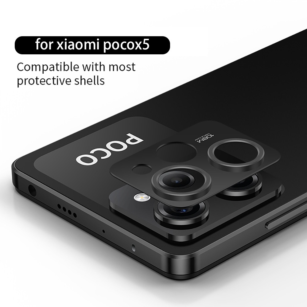For Poco X5 Pro Case Rear Camera Aluminum Alloy Phone Cover Poko Poxo X 5 5X Pocox5 X5Pro 5G Shockproof Lens Protector Ring Film