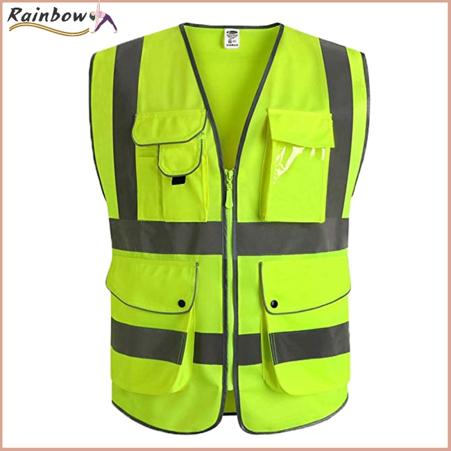 Bộ Quần Áo Bảo Hộ Phản Quang Không Tay An Toàn Khi Lái Xe