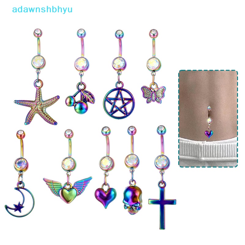 Khuyên RốN HìNh Tim ĐíNh Đá Xinh XắN