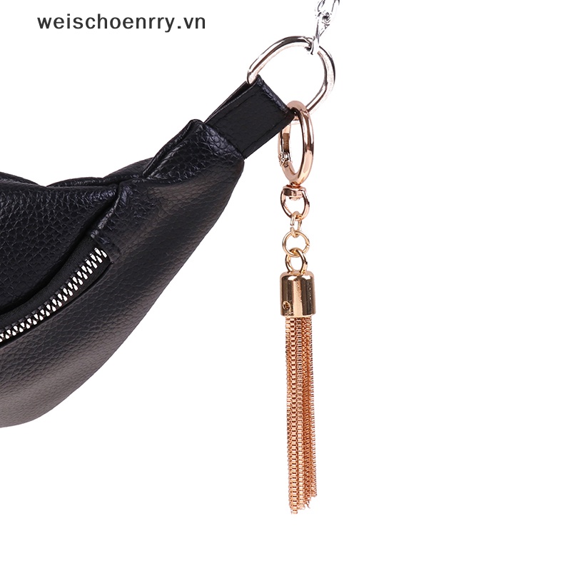 Móc Khóa Gắn Túi Xách Dạng Dây Tua Rua Độc Đáo