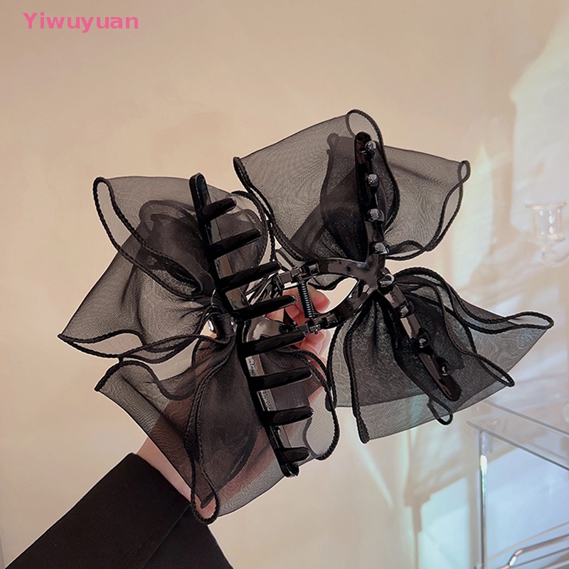 Kẹp Tóc Nơ Vải Tuyn Thời Trang Mới Cho Nữ