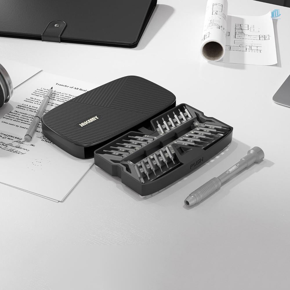 Bộ Tua Vít 26 Trong 1 Mini Gọn Nhẹ Kèm 24 Mũi Vít Dùng Sửa Chữa Điện Thoại / Máy Ảnh