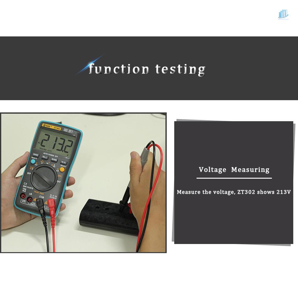 Vạn Năng Kế Kỹ Thuật Số BSIDE AC DC 9999 ZT302 Cầm Tay Đa Năng