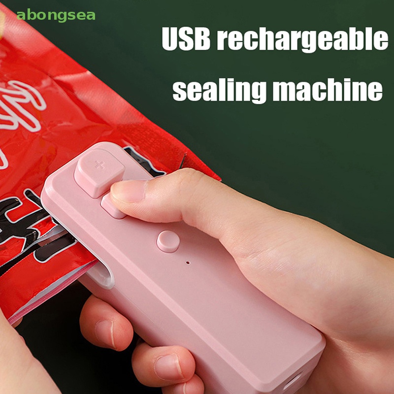 Máy Hàn Miệng Túi Nhựa Mini Có Thể Sạc Lại Bằng Cổng USB