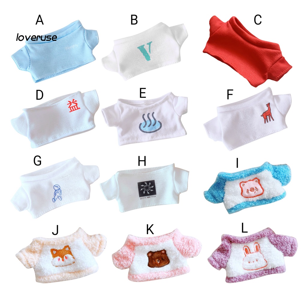 / Lo / Bộ Quần Áo Búp Bê Vải Tinh Tế Vui Nhộn Thấm Hút Mồ Hôi