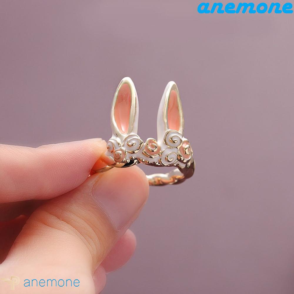 Nhẫn Hở Hình Tai Thỏ Dễ Thương Thời Trang Cho Nữ