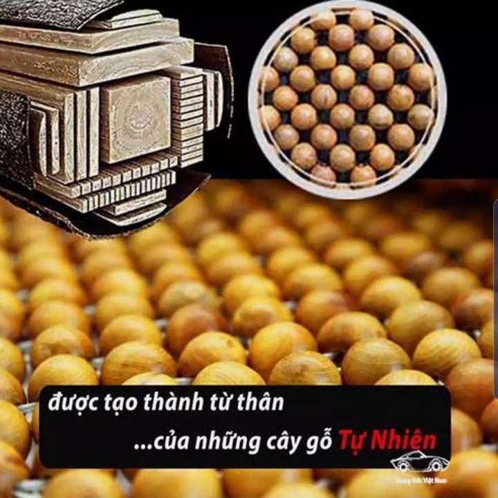 Lót Ghế Ô Tô Hạt Gỗ Thông Bền Đẹp, Hoạ Tiết Hạt Gỗ Đan Hoa Cao Cấp, Giúp Lưu Thông Mạnh Máu. Massage Cơ Thể