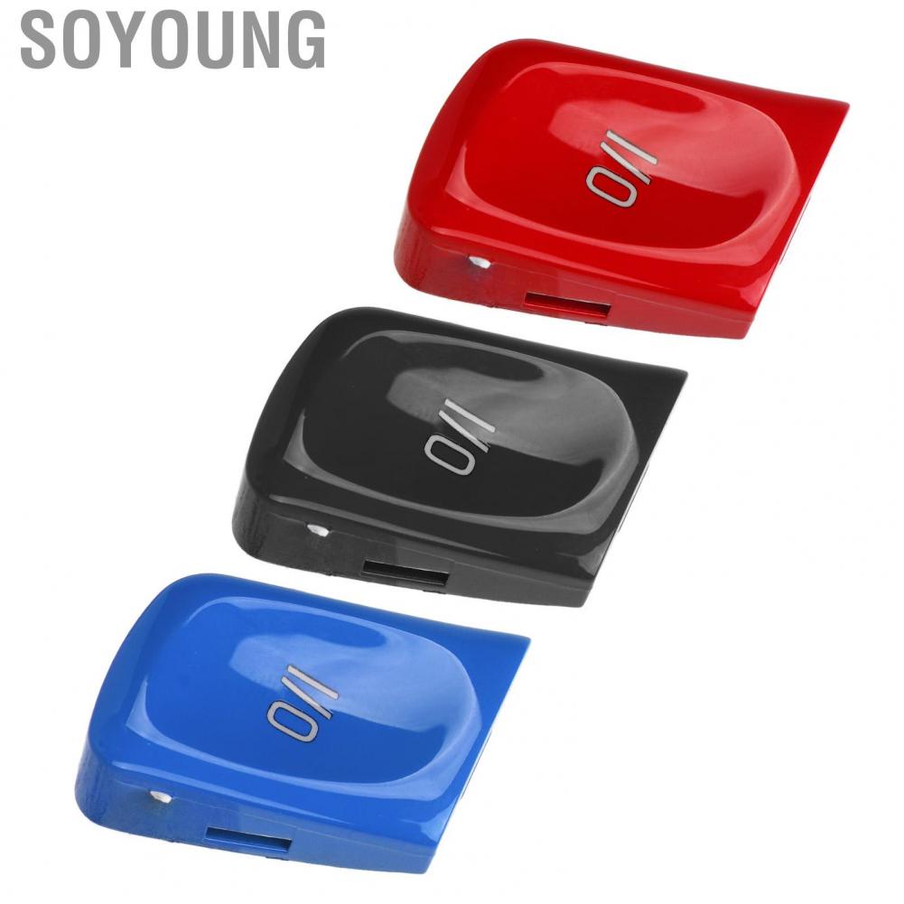 Soyoung Steering Wheel Control Switch Button  High Accuracy Scratch Resistant Replacement Sturdy ABS Colorfast Automobile IO Switch Button  for Movement Mode Switching