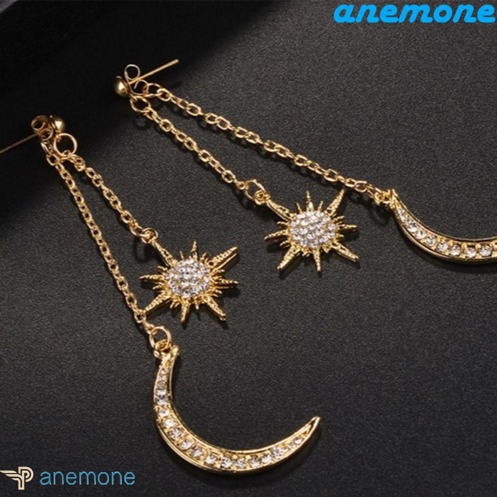 Bông Tai Hình Ngôi Sao / Mặt Trăng Xinh Xắn Thời Trang|Bông Tai Thiết Kế Tinh Tế Phong Cách Hàn Quốc Thời Trang