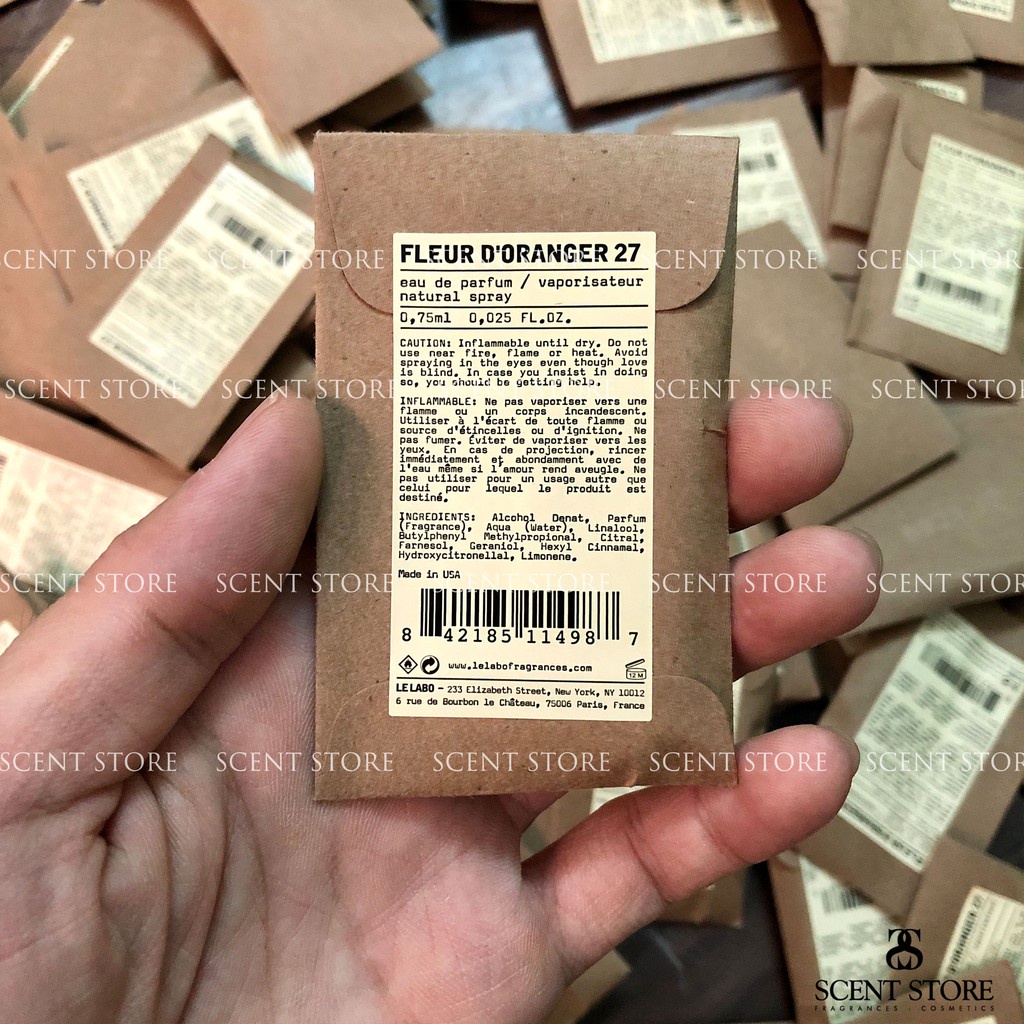 Vial chính hãng Nước hoa Le Labo S 33, A 13, Rose 31, The Noir 29,