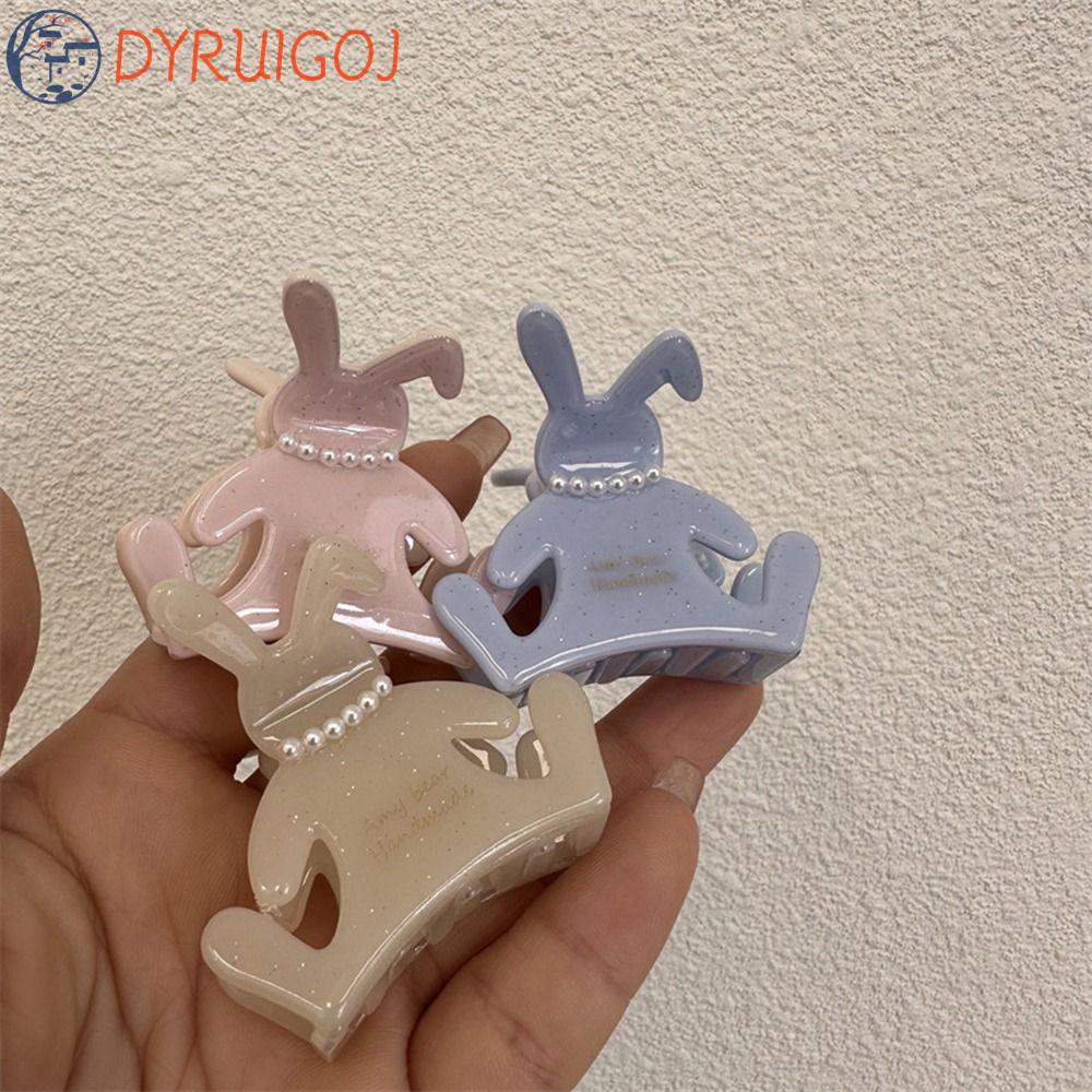 Kẹp Tóc Hình Tai Thỏ / Cá Mập Axit Acetic Ngọt Ngào Thời Trang Cho Nữ