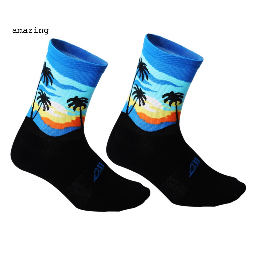 1 Đôi Vớ Đi Xe Đạp Đa Năng Thiết Kế Jacquard