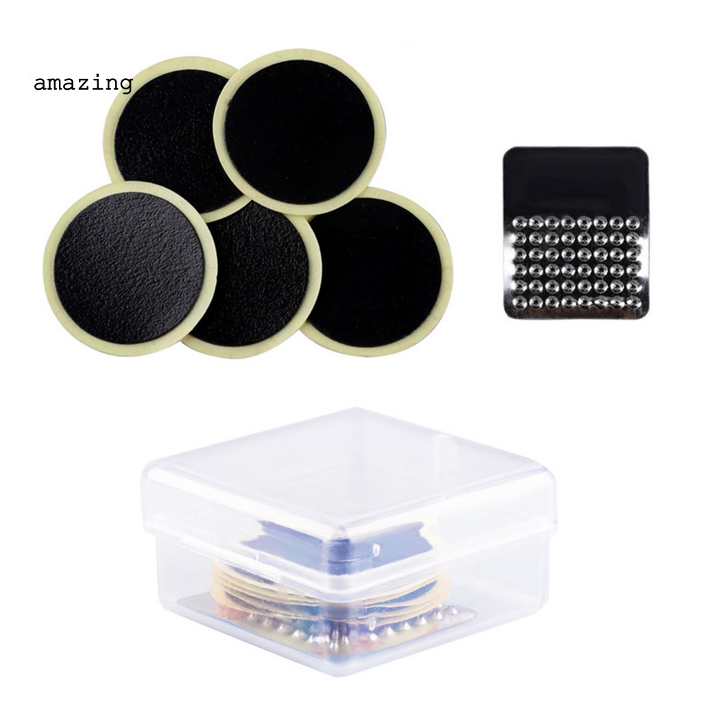 1 Bộ Miếng Vá Lốp Xe Trọng Lượng Nhẹ Kèm Hộp Đựng