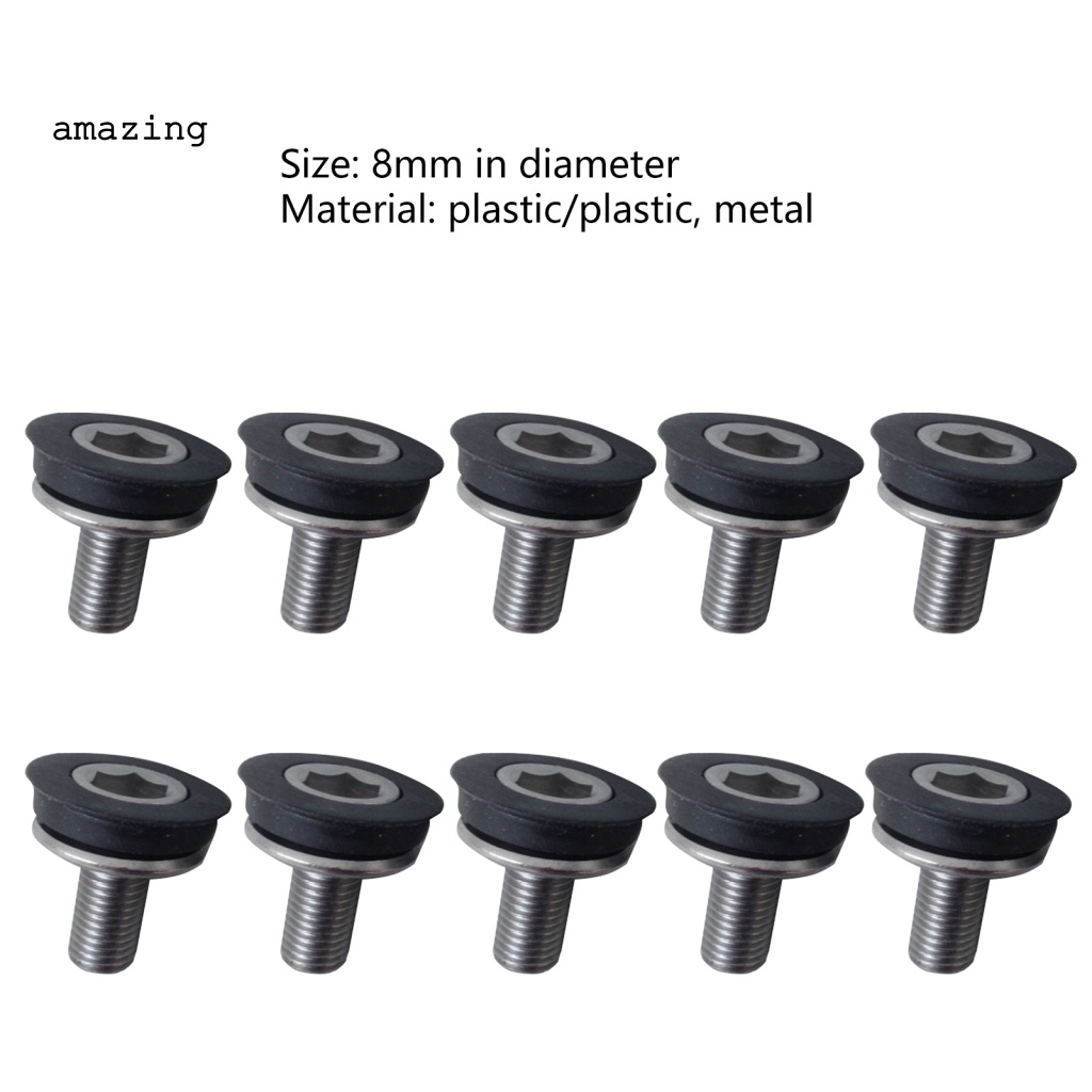 Bộ 10 Ốc Vít Mini Gắn Bản Lề Đường Đi Kèm Vỏ Bọc Linh Hoạt Tiện Dụng