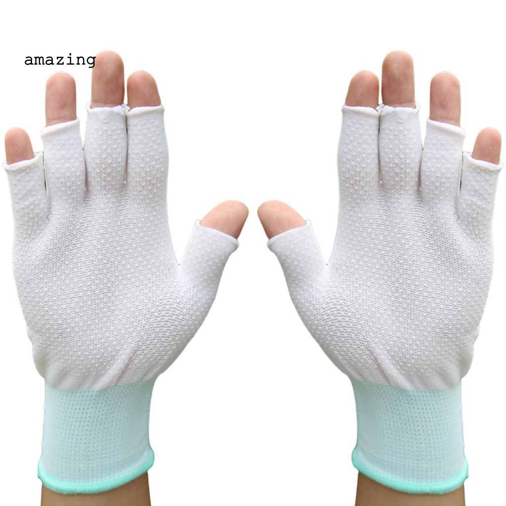 1 Đôi Găng Tay Chống Trượt Chống Mồ Hôi Màu Sắc Trơn Dùng Khi Đạp Xe