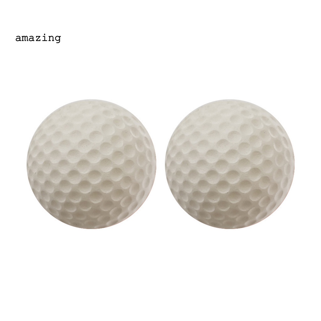 Bộ 2 Quả Bóng Golf Mềm Mại Thân Thiện Với Môi Trường Chống Va Chạm