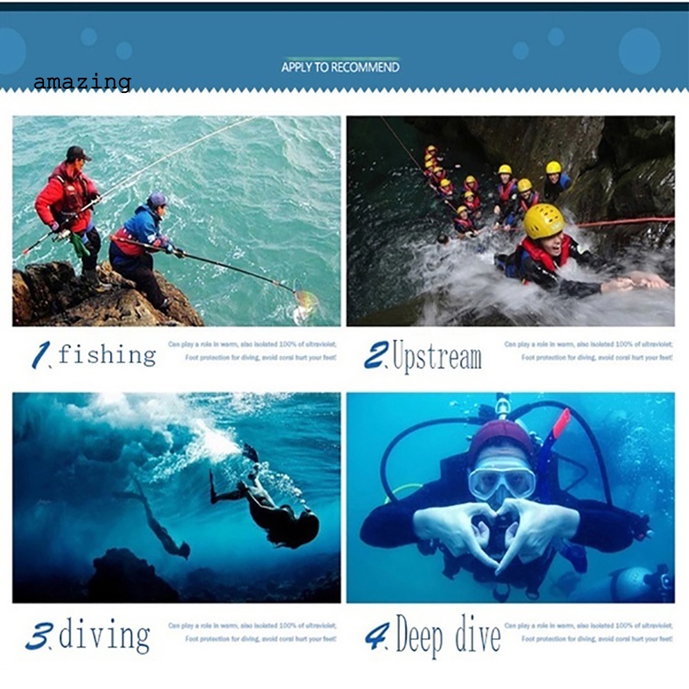 1 Đôi Vớ Bơi Lặn Chống Trượt Chống Nước Unisex