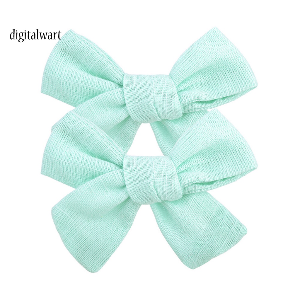 Kỹ Thuật Số| 1 Cặp Kẹp Tóc Hình Nơ Bằng Kim Loại Tinh Tế