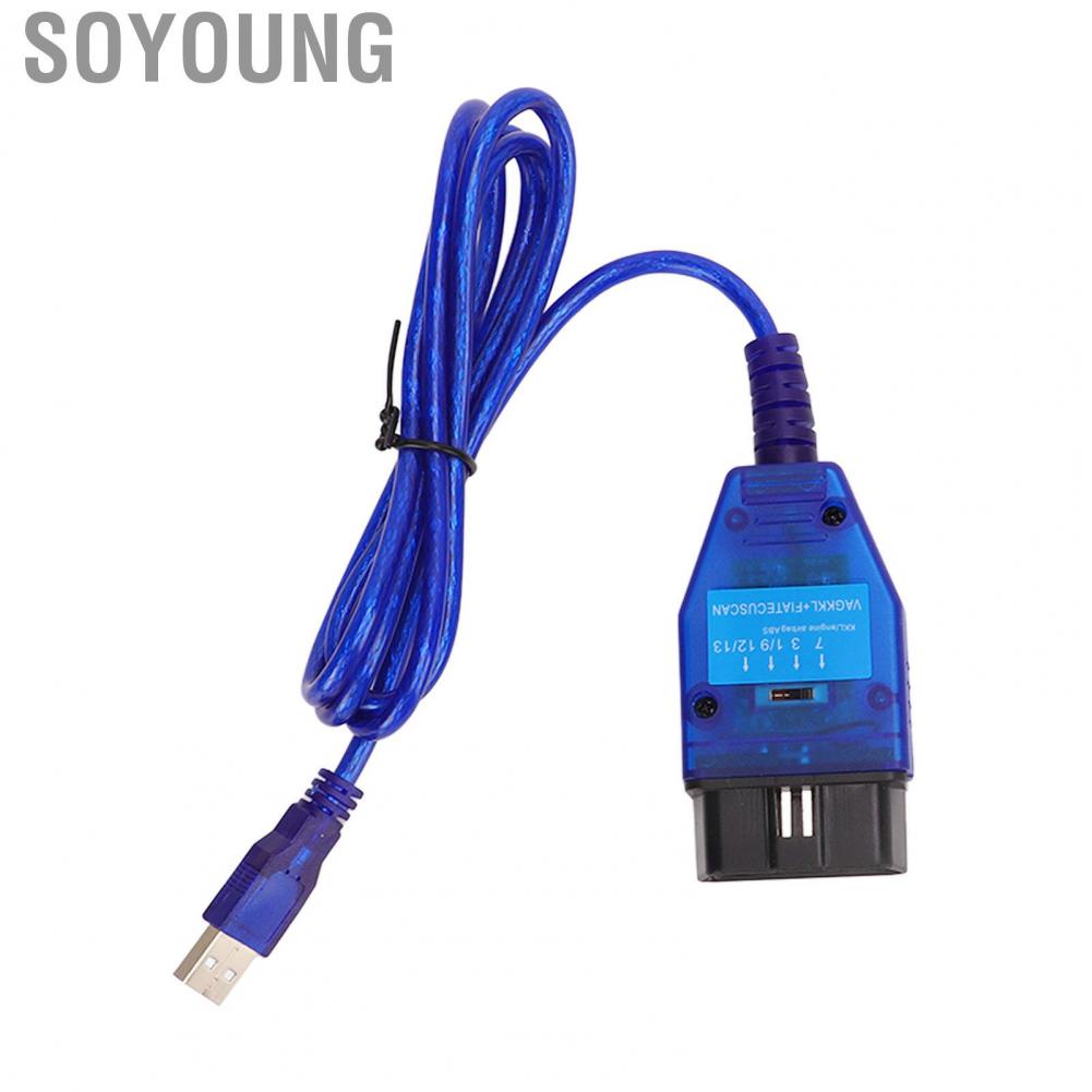 Soyoung OBD2 Interface Cable  Diagnostic  Cable Professional Abrasion Resistant Reliable  for Car