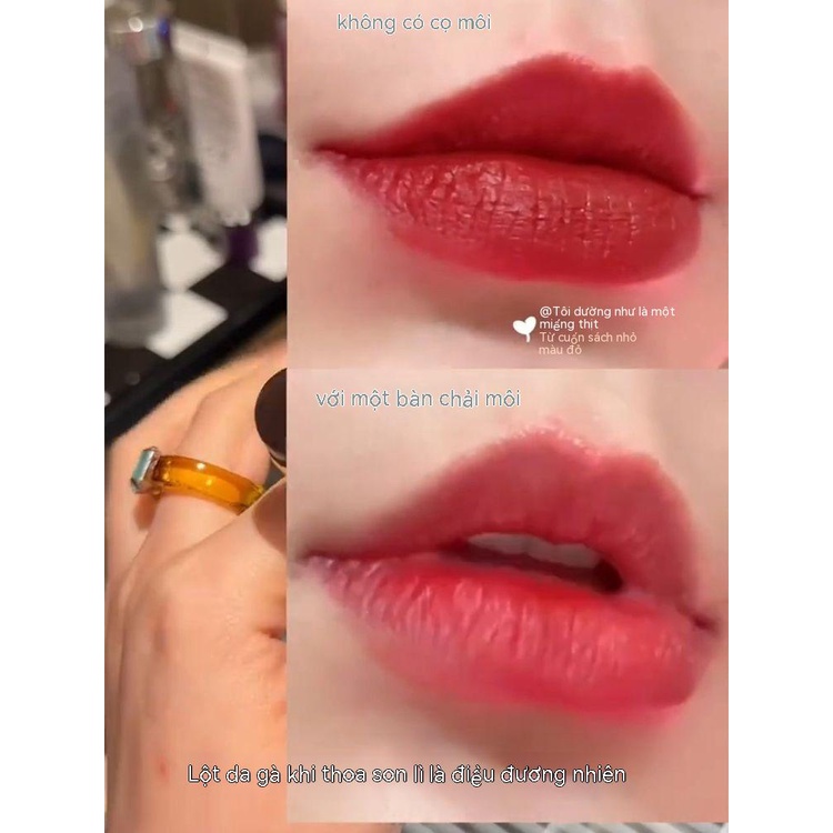 Bàn chải silicon đầu tròn Bàn chải môi cầm tay Bàn chải tàng hình son dưỡng môi