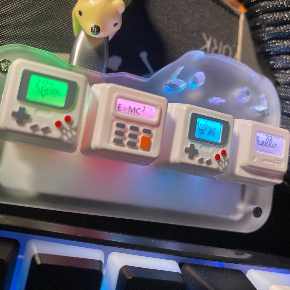 Nút Bàn Phím K-04 3 Trong 1 Thay Thế Thiết Kế Dễ Thương Phong Cách Retro