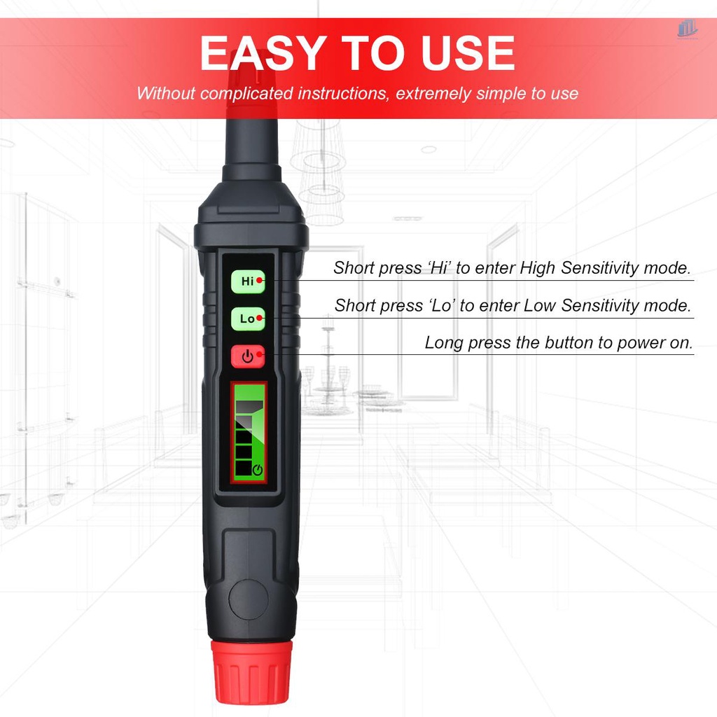 Thiết Bị Dò Rò Rỉ Khí Gas Thông Minh Cho Tất Cả Các Loại Khí Ga Tự Nhiên Propane Methane