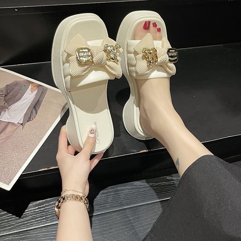 C＆S dép kiểu nữ đi chơi dép bánh mì Thoải Mái Xinh Xắn 21Z2351601