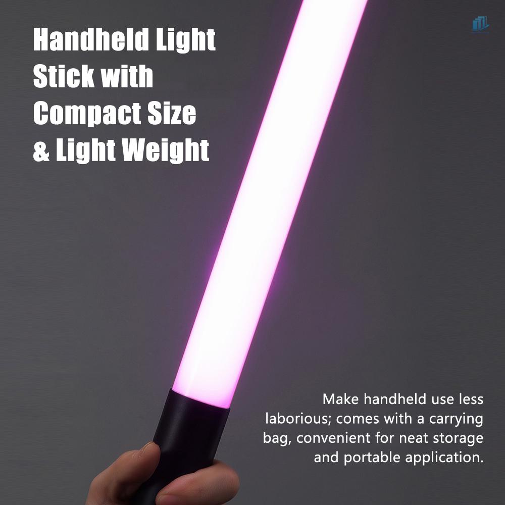 Gậy Đèn LED TC-209RGB RGB Hai Màu Chịu Nhiệt Độ 2500K-9900K CRI 95 6 Chế Độ Sáng Tiện Dụng