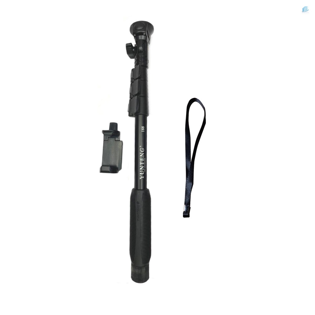 YUNTENG Gậy Tự Sướng Cầm Tay Bằng Hợp Kim Nhôm Với Ốc Vít 1 / 4 Inch Cho Máy Ảnh Kỹ Thuật Số Thông Minh