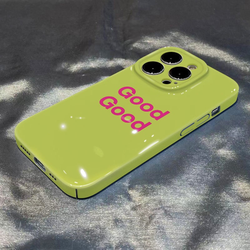 Ốp Điện Thoại Cứng In Chữ Đơn Giản Cho iPhone138p12max11 xsmax 14pro / 06MO