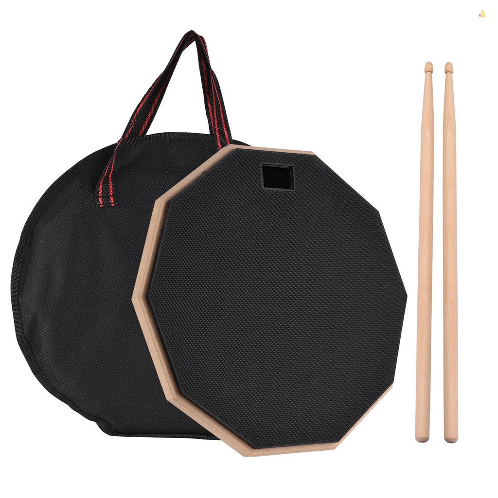 Đệm Trống 12 Inch Không Gây Tiếng Ồn Kèm Túi Đựng Tiện Dụng Cho Người Mới Bắt Đầu