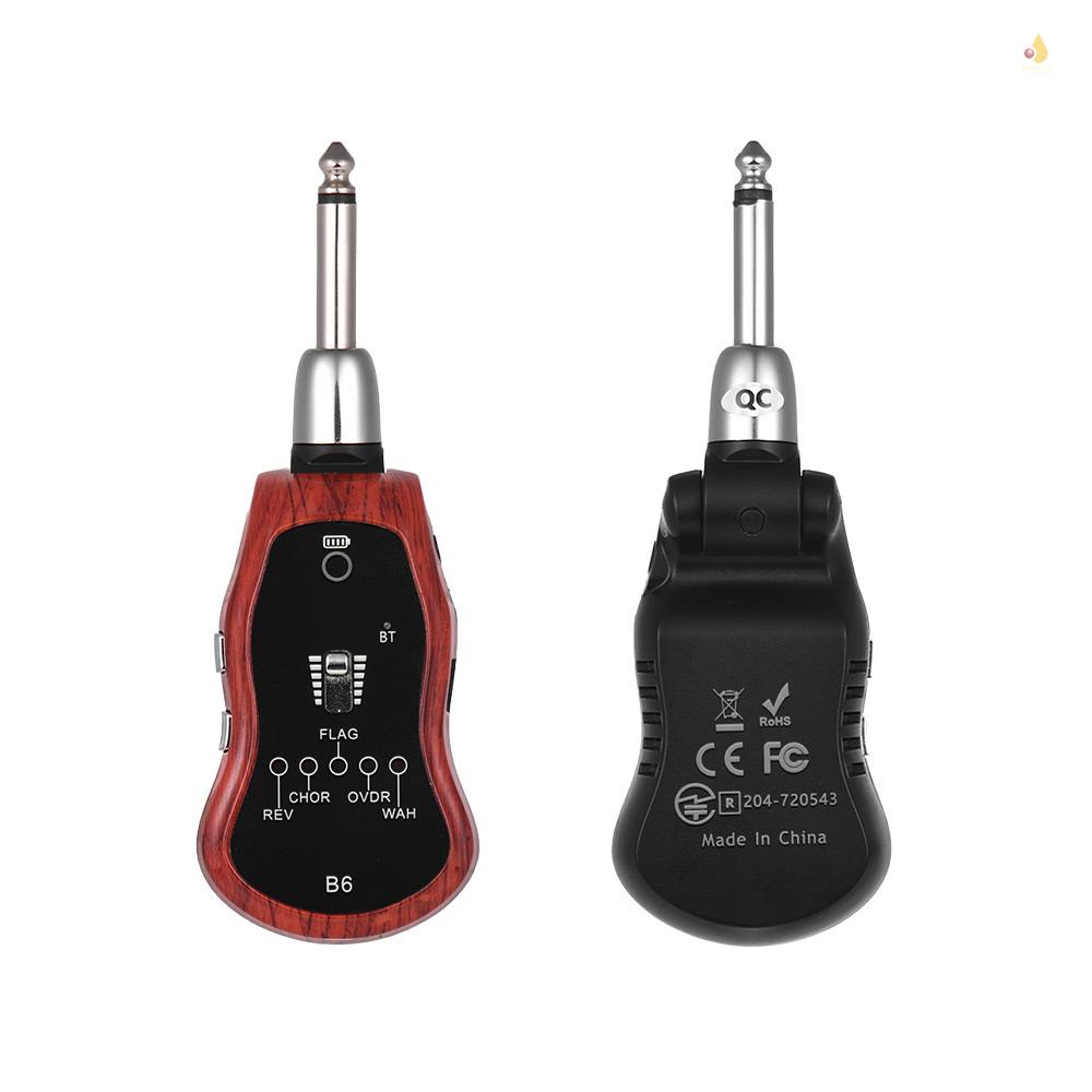 Máy Tạo Hiệu Ứng Âm Thanh Đàn Guitar Di Động Với 5 Hiệu Ứng (Reverb / Chorus / Flanger / Overdrive / Wow Wah) Với Phích Cắm 6.35mm