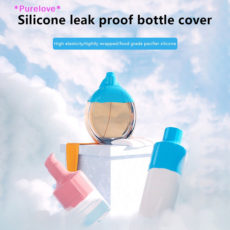 1 Vỏ Bọc Silicon Co Giãn Chống Rò Rỉ Dành Cho Chai Sữa Dưỡng Da Du Lịch Mới