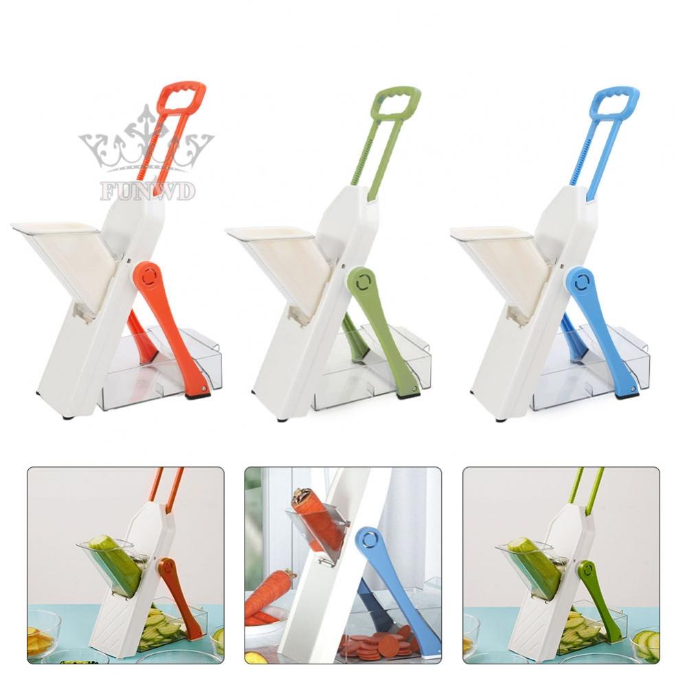 Dụng Cụ Cắt Lát Rau Củ Quả Với 4 Lưỡi Dao Có Thể Điều Chỉnh Dày Dặn Thông Dụng