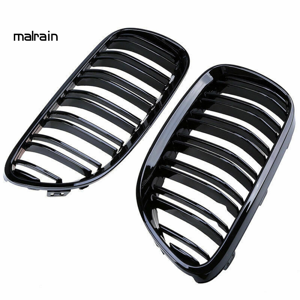 1 Cặp Lưới Tản Nhiệt Bằng ABS Màu Đen Chống Phai Màu Cho Xe Hơi 51137254967 51137254970 51137254968 Phụ Kiện Chuyên Dụng Cho Xe Hơi BMW 3 Series E92 E93 Coupe 10-14