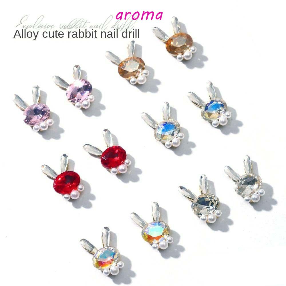 Móng Tay Thỏ Có Hương Thơm|Phụ Kiện Trang Trí Móng Tay Hình Thỏ Hoạt Hình Xinh Xắn