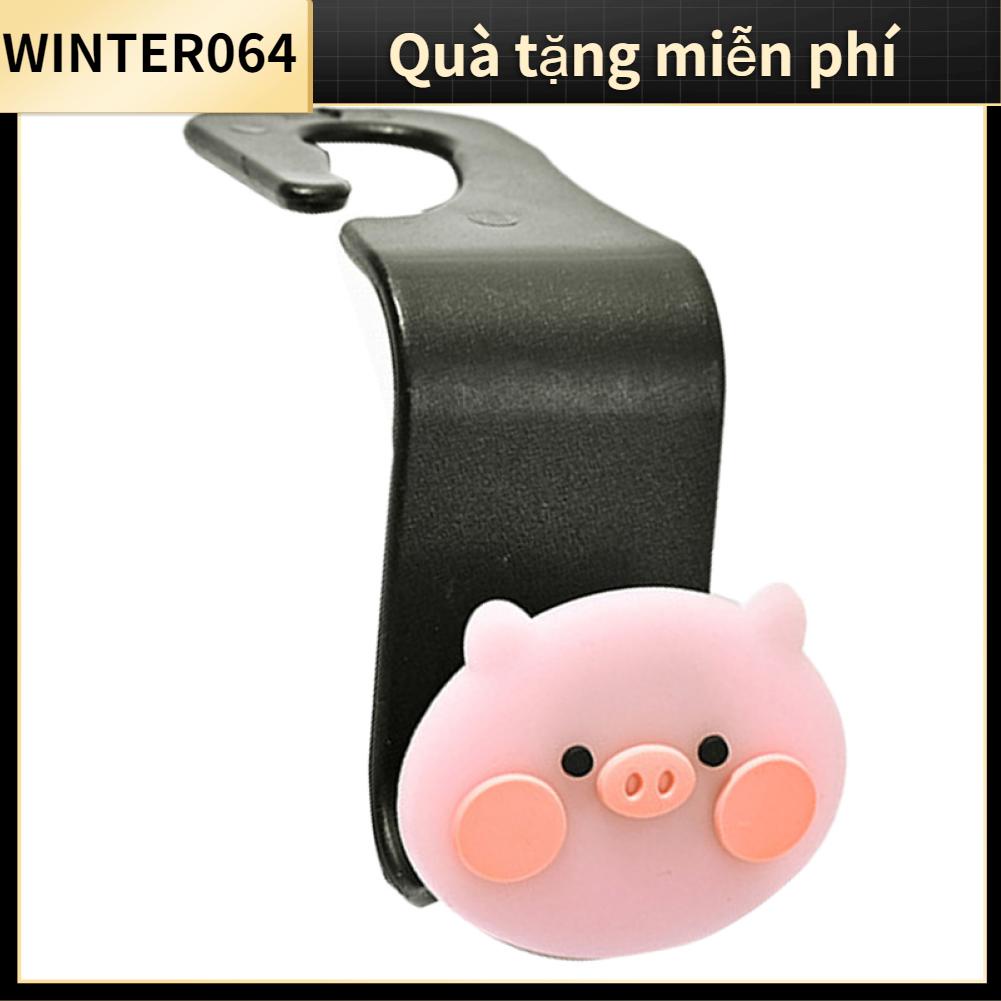 Winter064 Ghế Sau Ô Tô Tựa Đầu Móc Treo Sắp Xếp Lưu Trữ Họa Tiết Dễ Thương Cho Áo Khoác Dù Túi Tạp Hóa Xách Máy Tính Bảng