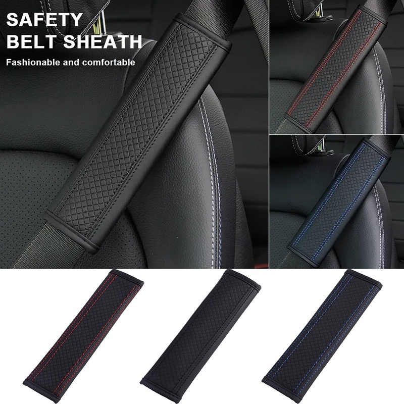 1 Đệm Da PU Bọc Dây Thắt An Toàn Xe Hơi Thông Dụng