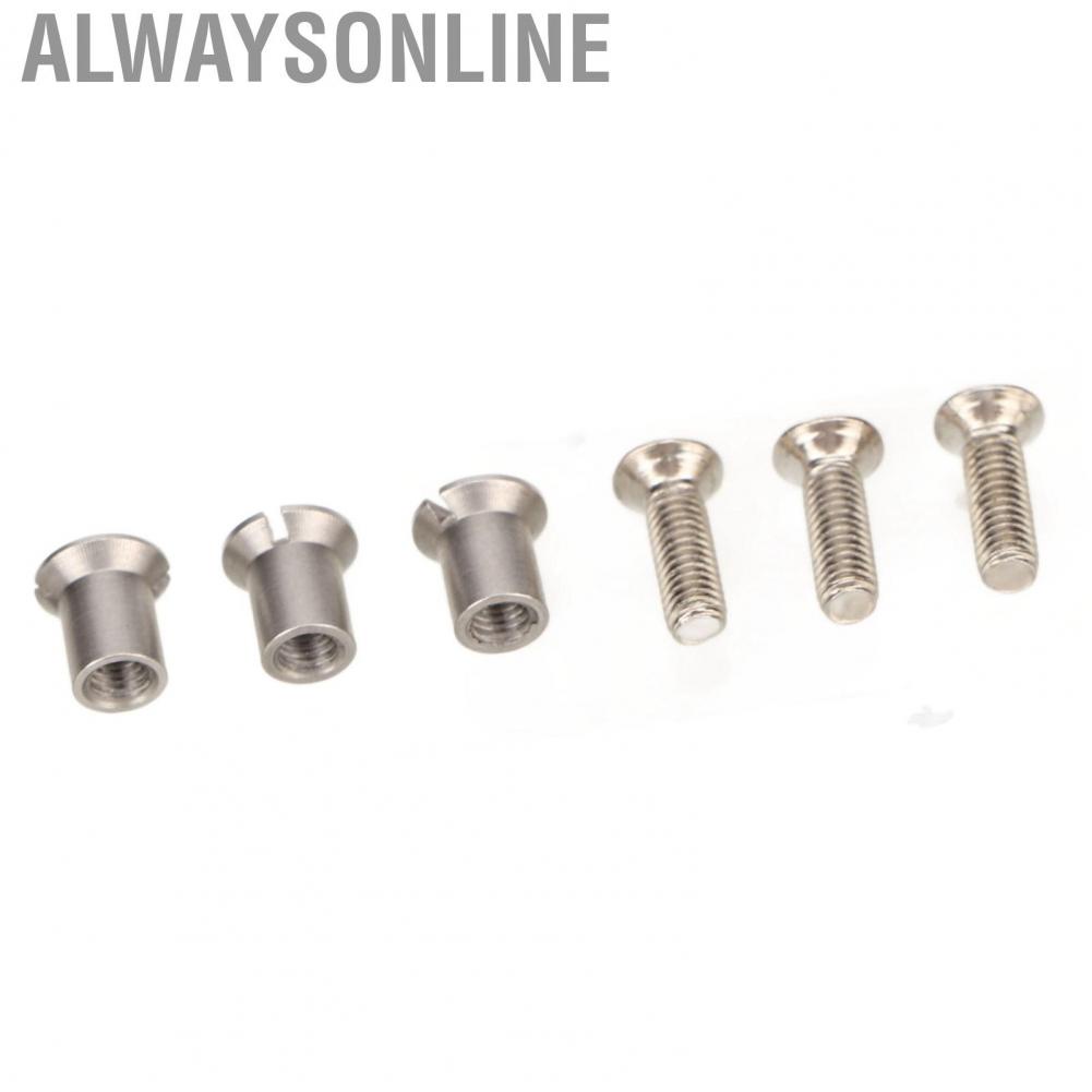 Alwaysonline Screw Set  3pcs High Hardness Universal Metal Trident for Reel To Tape Recorders