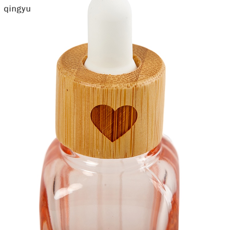 Bình Thủy Tinh Nhỏ Giọt 10 / 35Ml Có Nắp Bằng Gỗ Tre