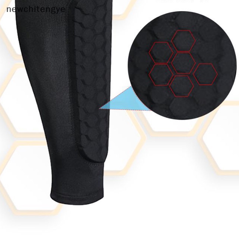 Ncy 1 Tất Ống Chân Nylon Bảo Vệ Chân Họa Tiết Tổ Ong Sáng Bóng Hỗ Trợ Bảo Vệ Khi Chơi Thể Thao Bóng Đá