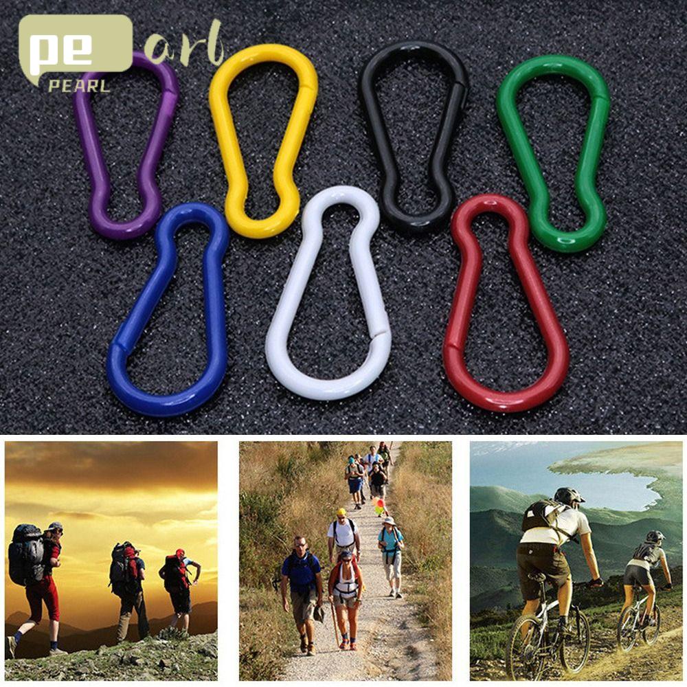 .Set 20 Móc Khóa Ba Lô Bằng Nhựa Nhiều Màu Sắc Dùng Khi Leo Núi / Chơi Thể Thao