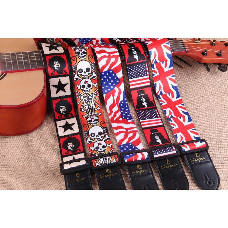 Dây Đeo Đàn guitar 1-20 Họa Tiết Dễ Thương