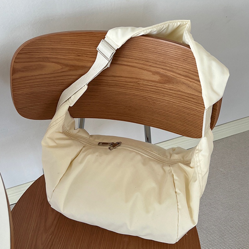 Túi Đeo Vai Bằng cotton Sức Chứa Lớn Đơn Giản Dễ Phối Đồ Hợp Thời Trang Cho Nữ