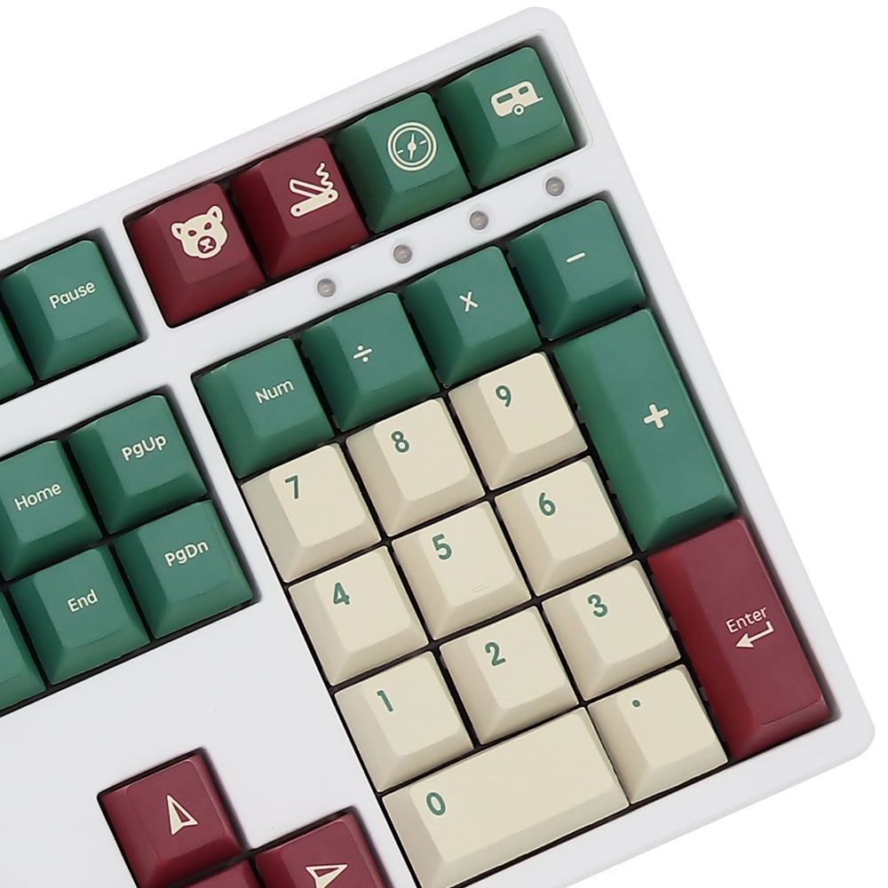 GMK Camping Keycap Cherry Profile Pbt Bàn Phím Pbt 68 / 87 / 84 / 980 / 104 Chuyên Dụng Cho Cắm Trại