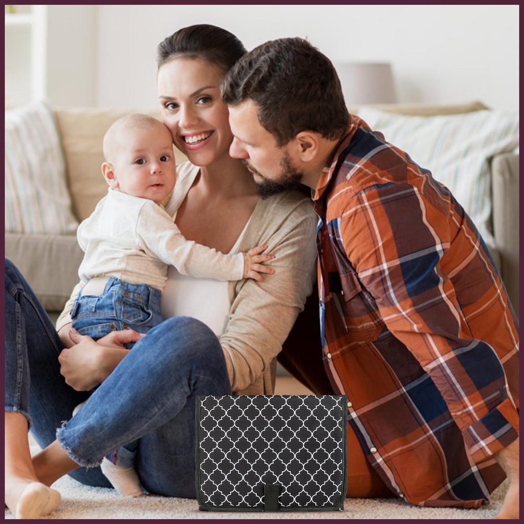 Đệm Thay Tích Hợp Gối Có Thể Gập Lại Kèm Khăn Lau Thông Minh