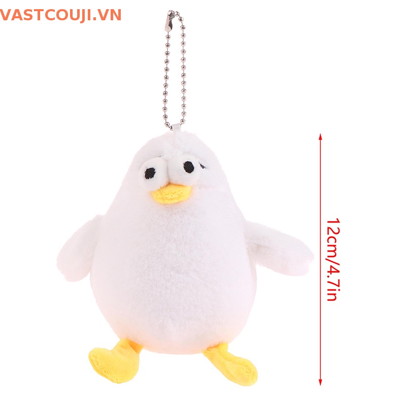Đồ chơi nhồi bông Hình Chú Gà Con Đáng Yêu 12cm Gắn Móc Khóa