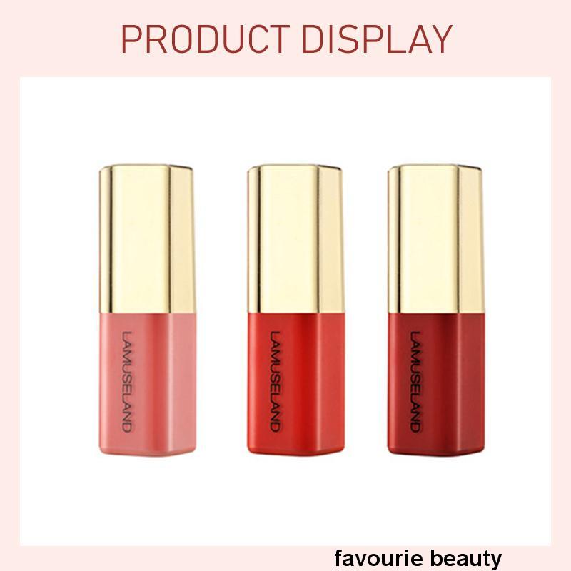 ✨✨LAMUSELAND  Mini Velvet Matte Lip Glaze Dưỡng ẩm Sweet Plumping Water Gloss Lipstick