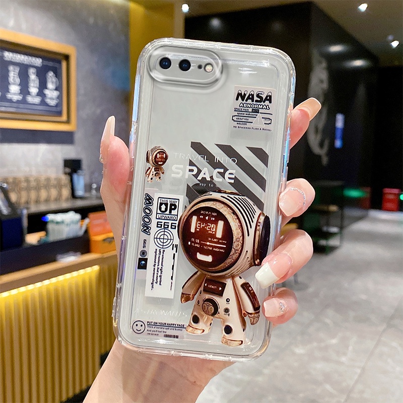ốp lưng iPhone 6 7 8 Plus SE2 Ốp Điện Thoại Trong Suốt Họa Tiết Hoạt Hình Dễ Thương Cho iPhone 6 7 8 Plus SE2 6 7 8 Plus TYQN